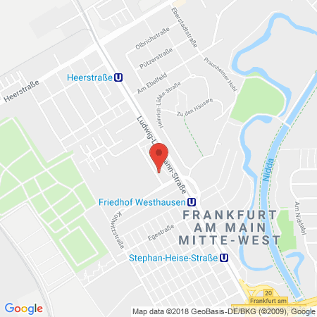 Kartenansicht Aral Tankstelle Ludger Blöink