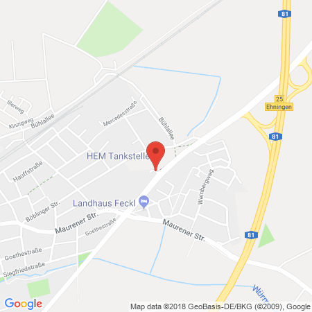 Kartenansicht HEM Tankstelle