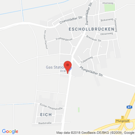 Kartenansicht Aral Tankstelle Hans Hofmann