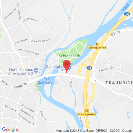 Kartenansicht Shell