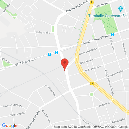 Kartenansicht Inseltank