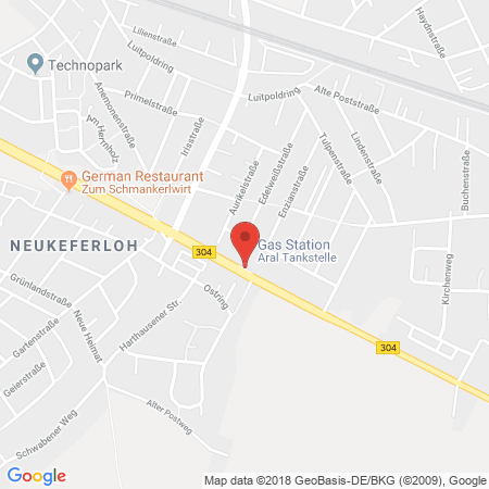 Kartenansicht Aral Tankstelle Otto Schweiger