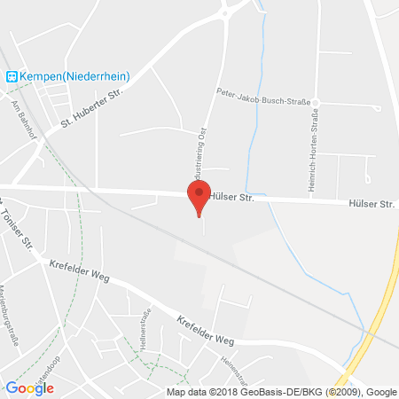 Kartenansicht Autogas Kempen-Jüchen