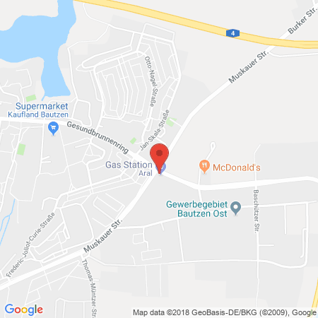 Kartenansicht Aral Tankstelle Detlef Kern