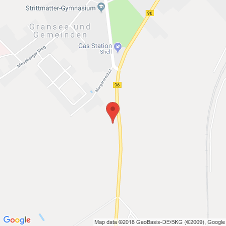 Kartenansicht Shell-Station