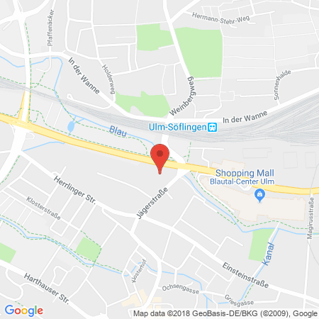 Kartenansicht Shell Station