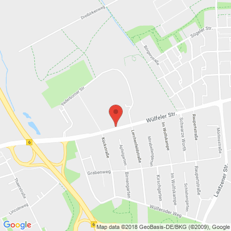 Kartenansicht Shell Station