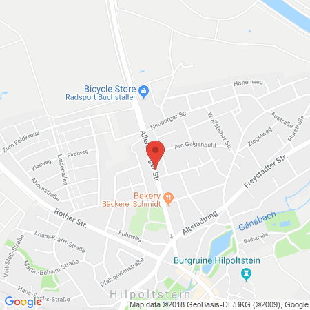 Kartenansicht OMV-Hilpoltstein