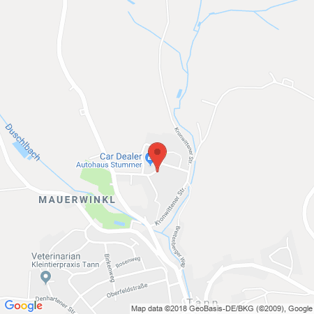 Kartenansicht Seat und Skoda Autohaus Stummer