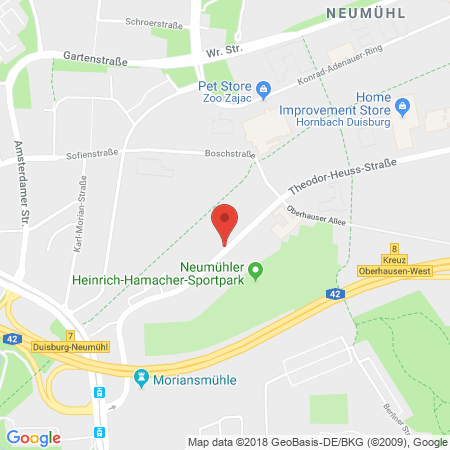 Kartenansicht Autolackiererei Duisburg Nord Hoffmann + Zur