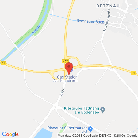 Kartenansicht Aral-Tankstelle