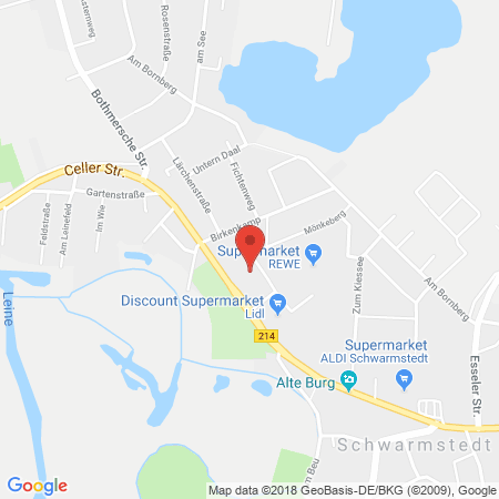 Kartenansicht Raiffeisen-Markt Tankstelle