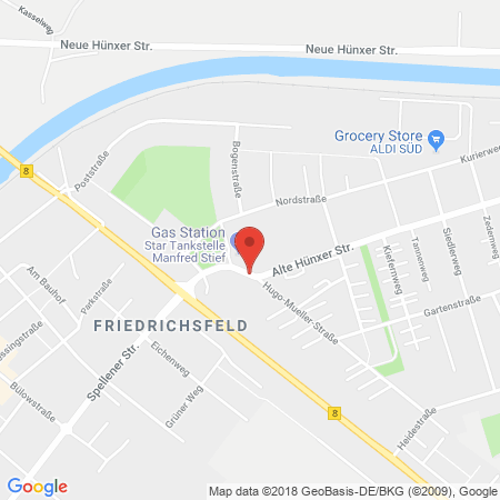 Kartenansicht Star Tankstelle