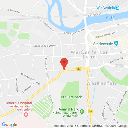 Kartenansicht Total Tankstelle