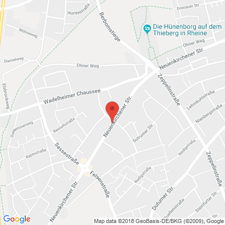 Kartenansicht Pludra Tankstelle Rheine