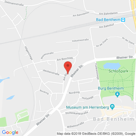 Kartenansicht Westfalen-Tankstelle