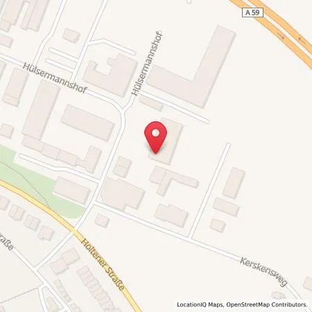 Karte Autohaus Hülsermanshof