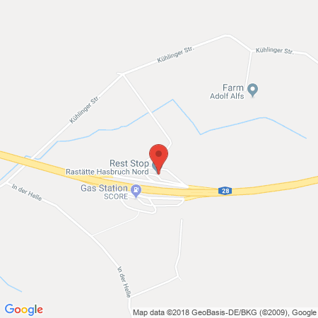 Kartenansicht Shell Tankstelle