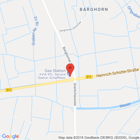 Kartenansicht AVIA Tankstelle