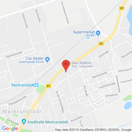 Kartenansicht STAR Tankstelle