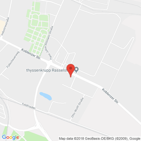 Kartenansicht Shell Station