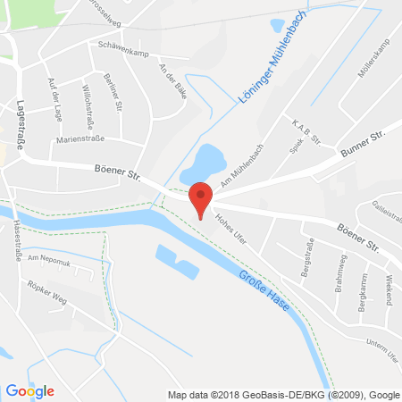 Kartenansicht FELTA Tankstelle