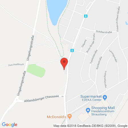 Kartenansicht Elan Tankstelle