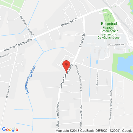 Kartenansicht Flüssiggasvertrieb Frydrisiak