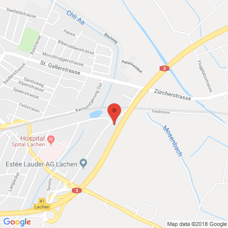 Kartenansicht Oil Tankstellen AG