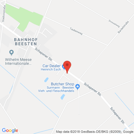 Kartenansicht Autohaus Esch