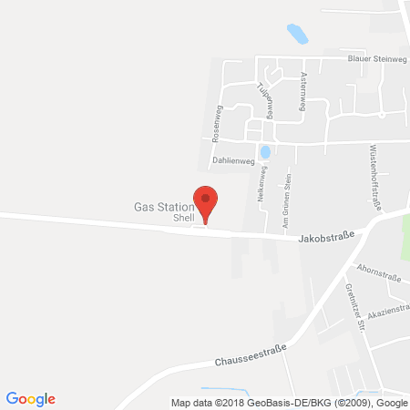 Kartenansicht Shell-Tankstelle