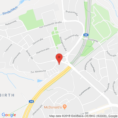 Kartenansicht ESSO Station Sparaccio