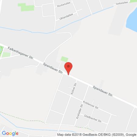 Kartenansicht Shell Tankstelle