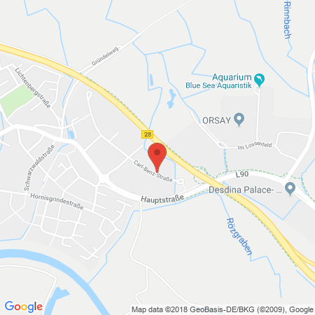 Kartenansicht Automeister Hilzinger