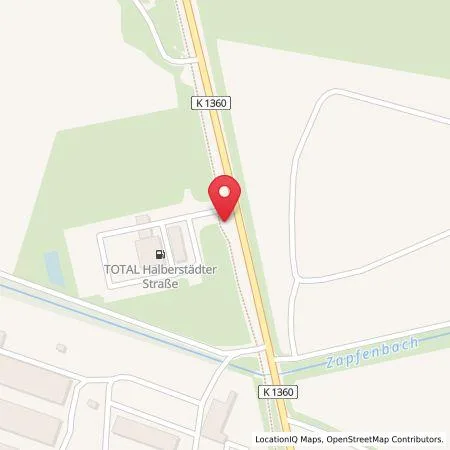 Karte Total-Tankstelle