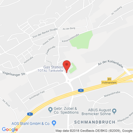 Kartenansicht Total-Tankstelle