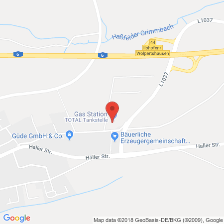 Kartenansicht Total-Tankstelle