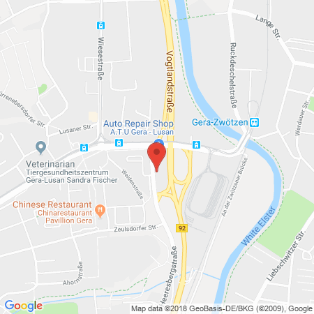 Kartenansicht Elan Tankstelle