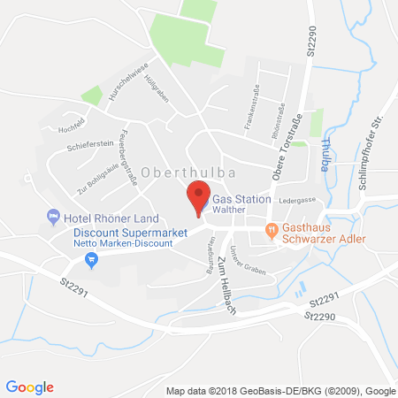 Kartenansicht bft Tankstelle Walther