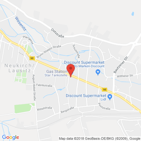 Kartenansicht Star-Tankstelle