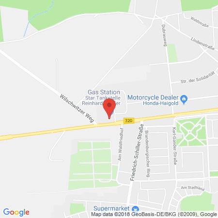 Kartenansicht Star-Tankstelle