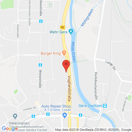 Kartenansicht Star-Tankstelle