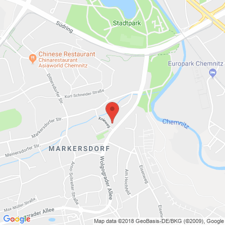 Kartenansicht Star-Tankstelle