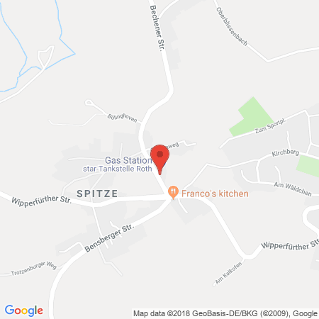 Kartenansicht Star-Tankstelle