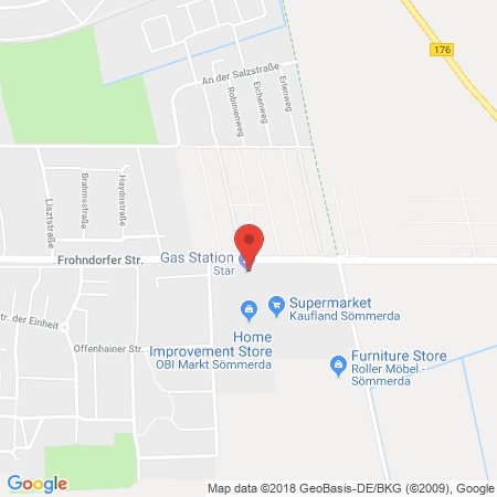 Kartenansicht Star-Tankstelle