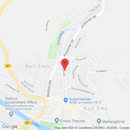 Kartenansicht ED-Tankstelle