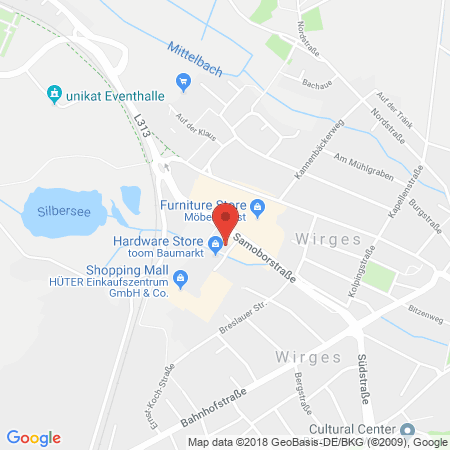 Kartenansicht ED-Tankstelle