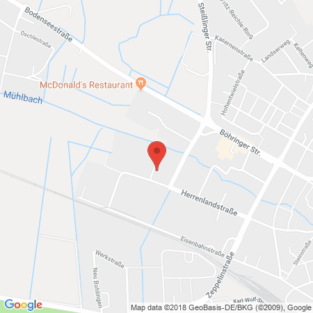 Kartenansicht Auto Russo