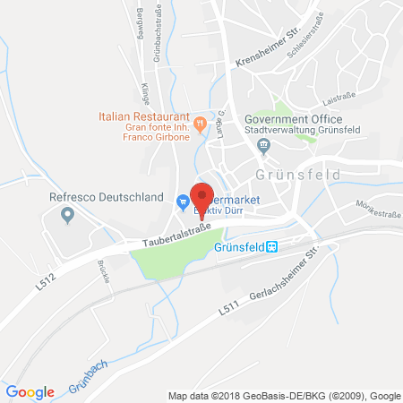 Kartenansicht Raiffeisen EG