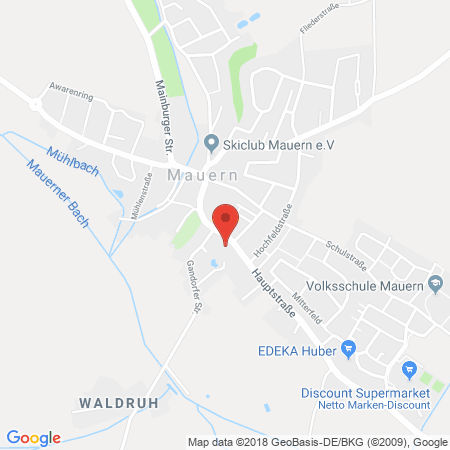 Kartenansicht Freie SB Tankstelle Mauern